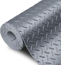 SEAL 4 x 6 Ft Premium Garage Floor Mat, Solid 2.8mm Thick Gray Commercial Grade by SEAL