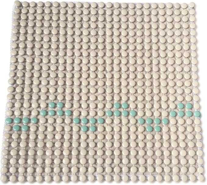 HOMREST Beaded Car Seat Cushion 19x19 Massage Ceramic Seat Cover by HOMREST