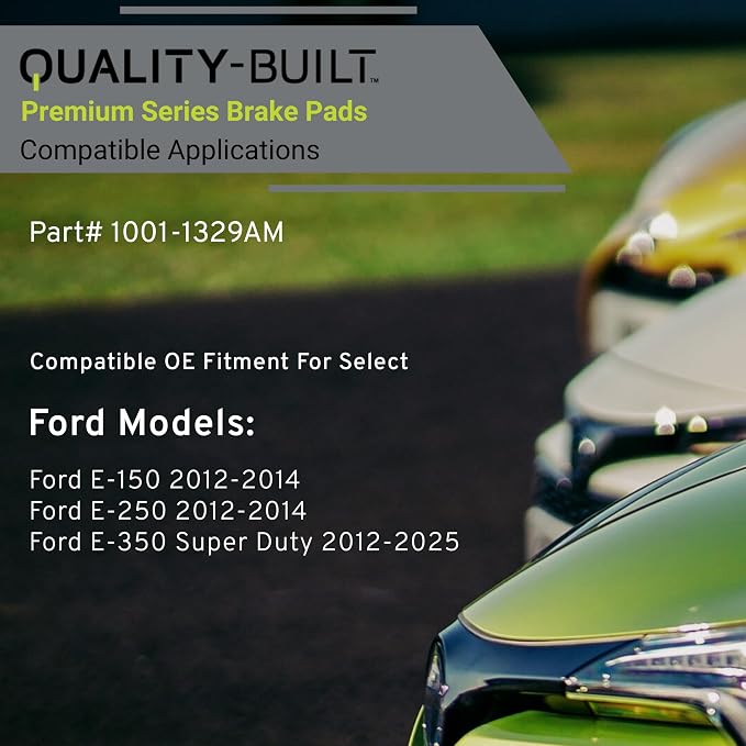 Premium Semi-Metallic Rear Brake Pads Compatible - Image 3