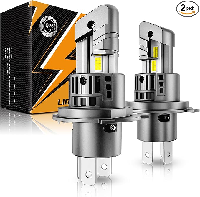 Auxbeam H4 9003 Fog Lights, 20000 Lumen 500% Brighter Wireless H4 Light by Auxbeam