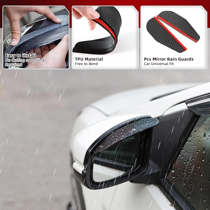 in Channel Window Visors Rain Guards Fit - Image 6