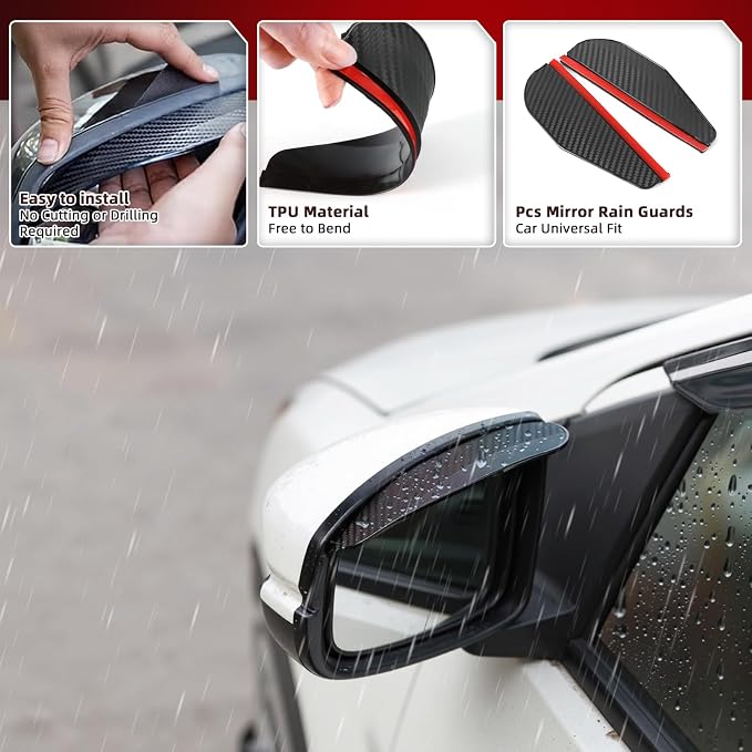 in Channel Window Visors Rain Guards Fit - Image 5