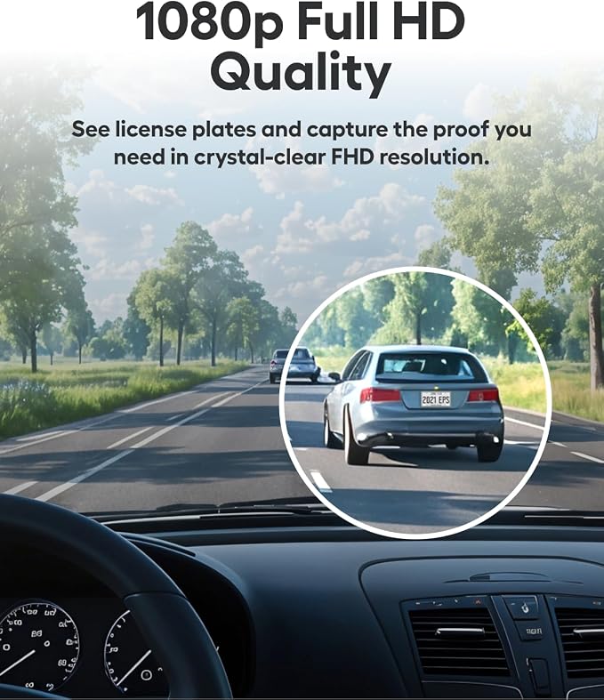 Nexar Beam2 Mini Dash Cam Car Camera 128GB Storage 24H Parking Mode Wide Angle - Image 3