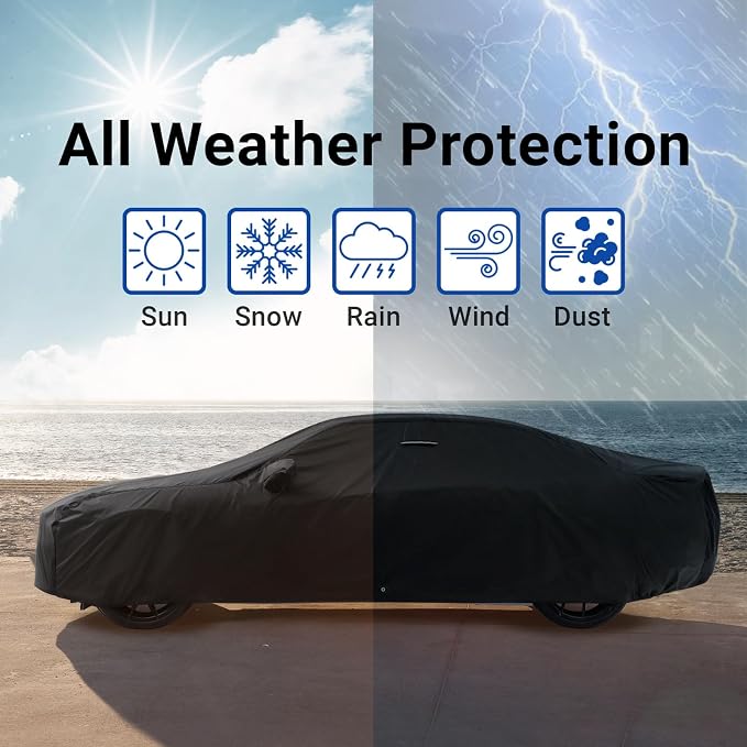 iCarCover Custom Car Cover for Chevy Master Waterproof All-Weather Rain Snow UV - Image 9