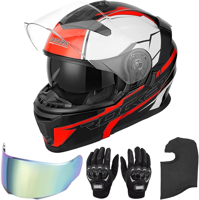Modular Motorcycle Helmets Full Face Flip up Street Bike Motorcycle Helmet - Image 8
