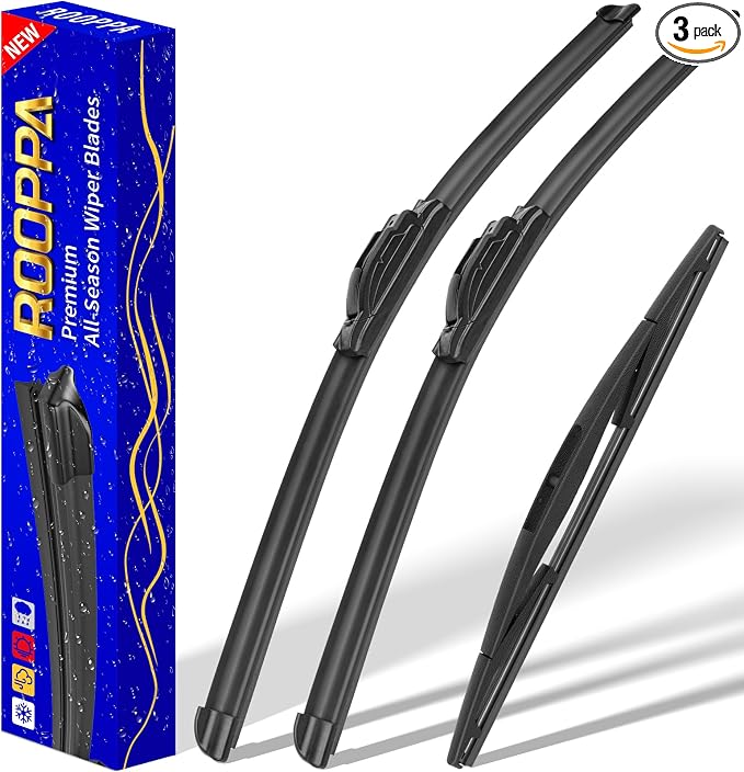 3 wipers Replacement for 2005-2015 Nissan Armada/2004-2010 Infiniti by ROOPPA
