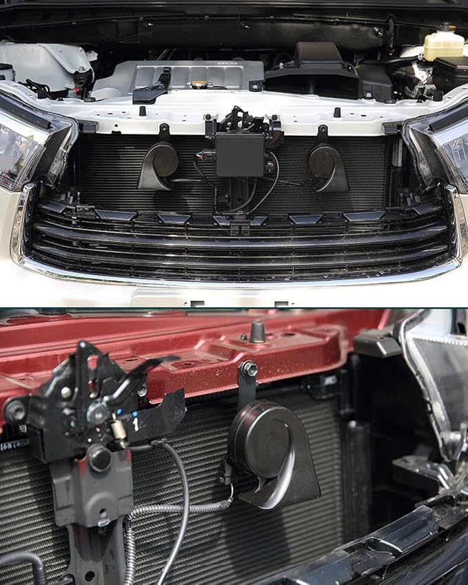 Car Horn Kit for New Honda Acura 12V Loud Waterproof Auto Horn, High Low Dual - Image 4