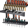 3 Pcs 16in Screwdriver Organizer Wall Mounted Metal Storage Set by Memorywuu