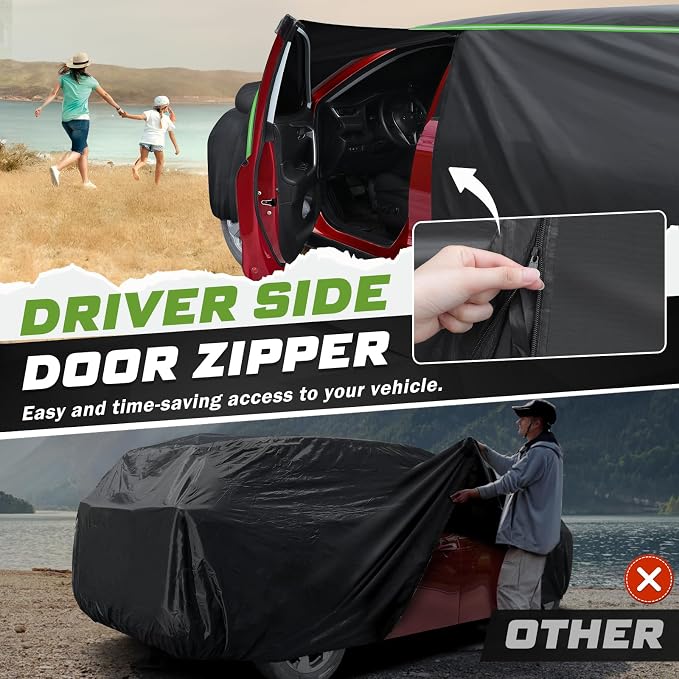 Mixsuper Liner Car Cover for Ford Escape 2000-2026, 7 Layers Waterproof Car - Image 3