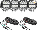Off Road LED Pod Lights 5 Inch 120W 10000lm Offroad LED Work Light Pods by SanYoung-AutomotiveLights