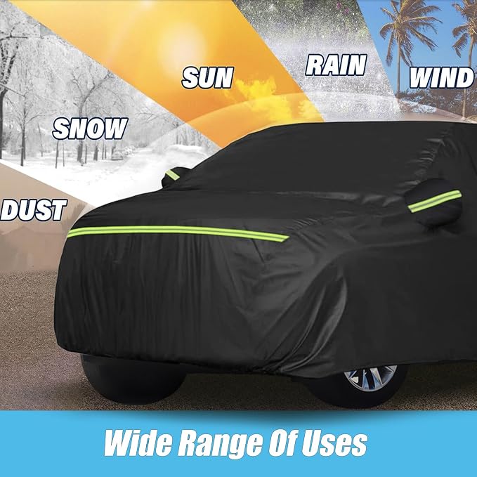Waterproof Car Covers for Hummer H2 SUV 2002-2009 210T Custom 6 Layers Heavy - Image 7