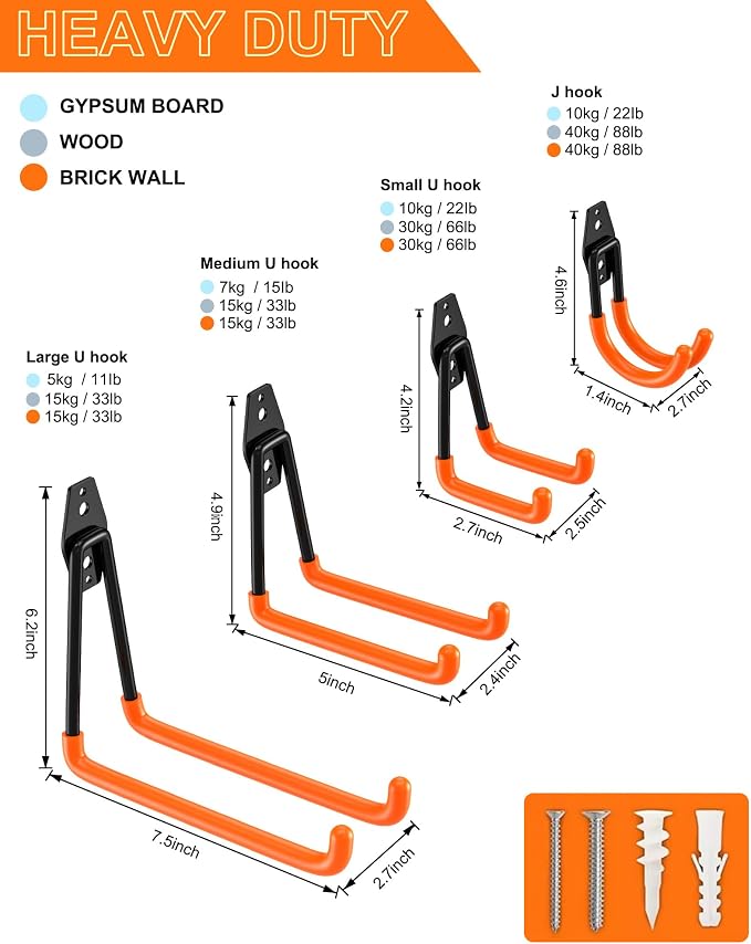 QcoQce 18 Pack Extension Cord Hooks - Image 2