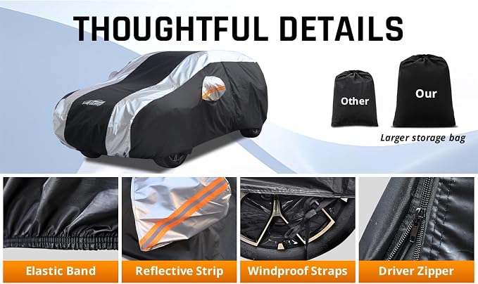 Small Car Cover All Weather Protection - Image 4