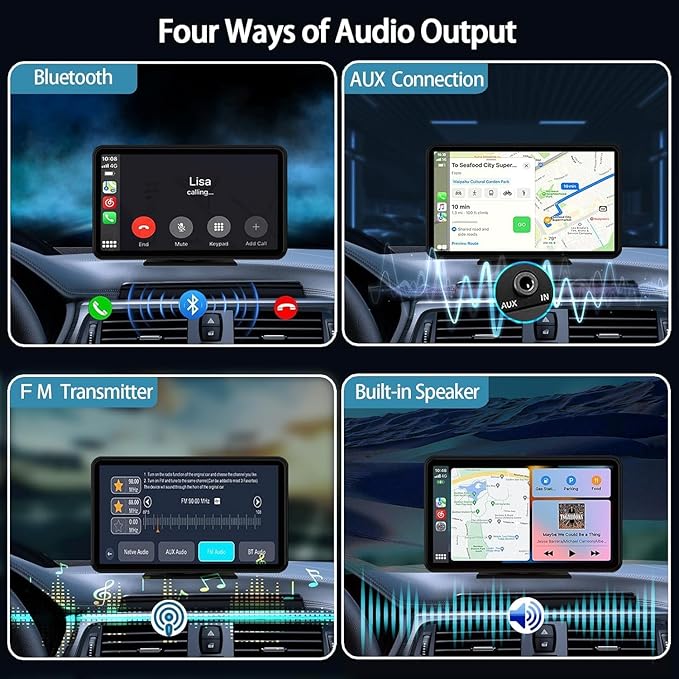 Wireless Double Din Car Stereo Compatible - Image 3