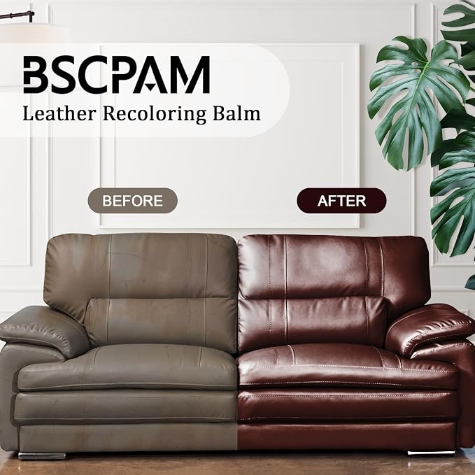 12oz Leather Recoloring Balm & 3.4oz Mink Oil Leather Conditioner kit, Leather - Image 2