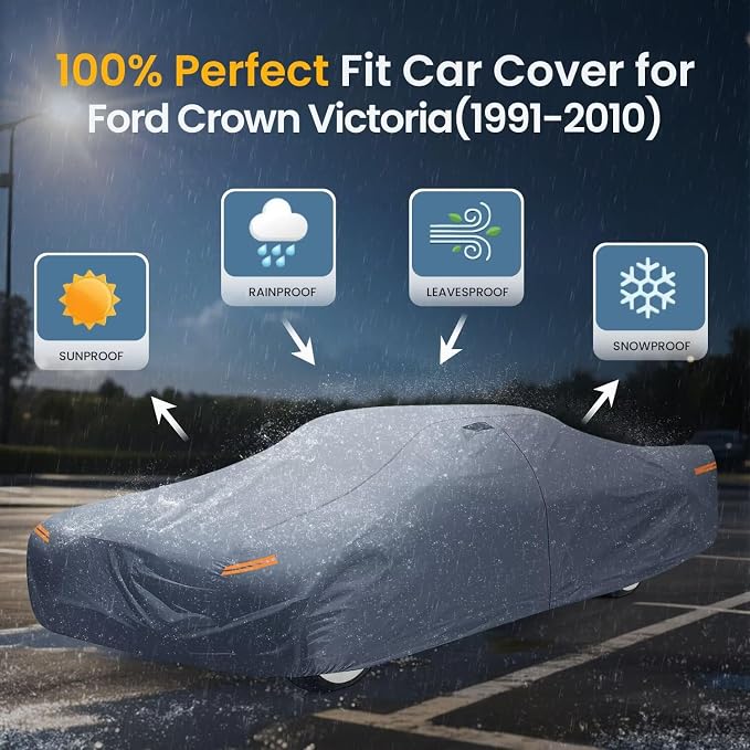 Waterproof Ford Crown Victoria Car Cover - Image 3