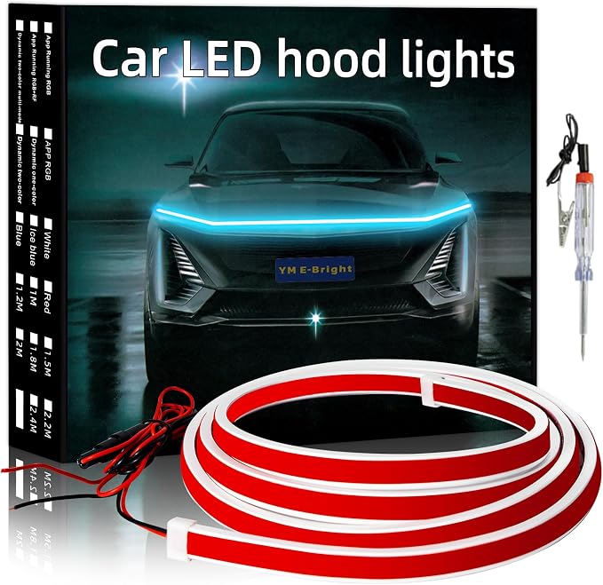 YM E-Bright Led Hood Light Strip Exterior Led Strip Lights by YME-Bright