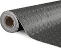 TUFFIOM 7.5 x 17 FT Garage Floor Mat, Thickened Diamond Plate PVC Garage Mats by TUFFIOM