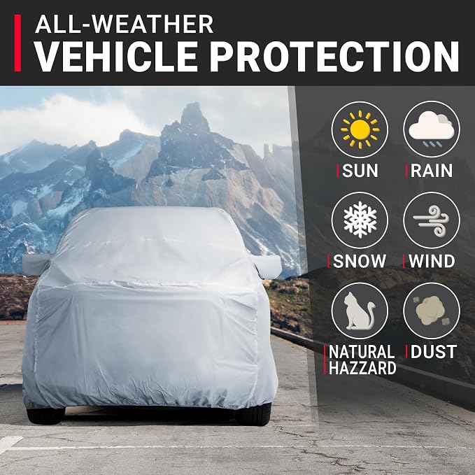 iCarCover Fits 2014-2024 Silverado 1500 Crew Cab, 6.5 ft Regular Bed Chevy - Image 2
