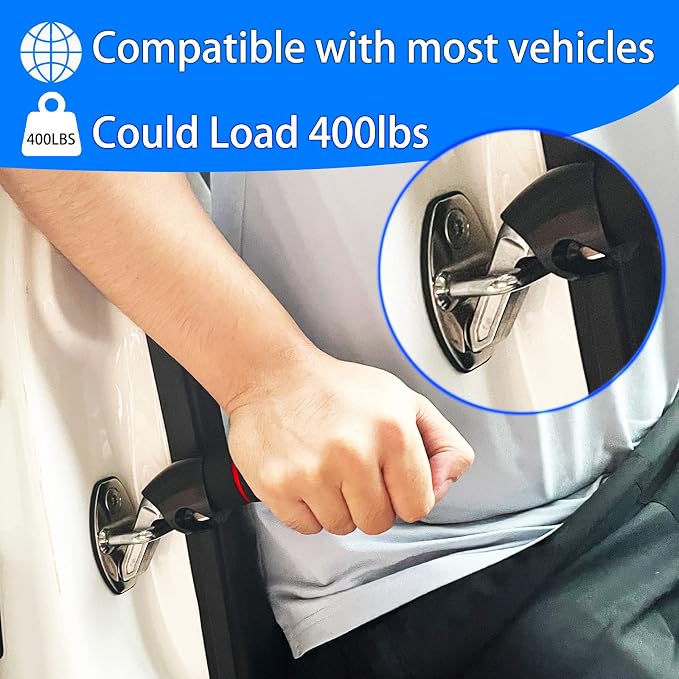 2Pack Car Door Handle for Elderly Car Handle Assist Support Multifunction - Image 4