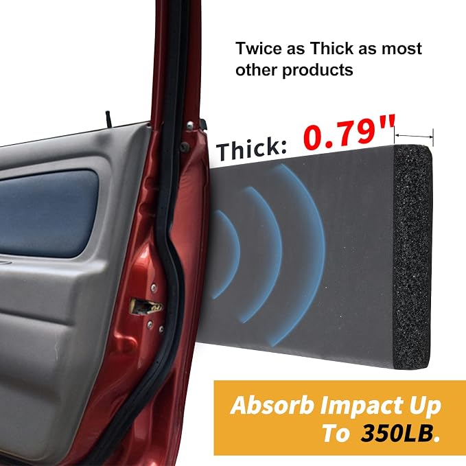 Garage Wall Protector, 4 Pack Garage Car Door Protector Bumper Guard - Image 3