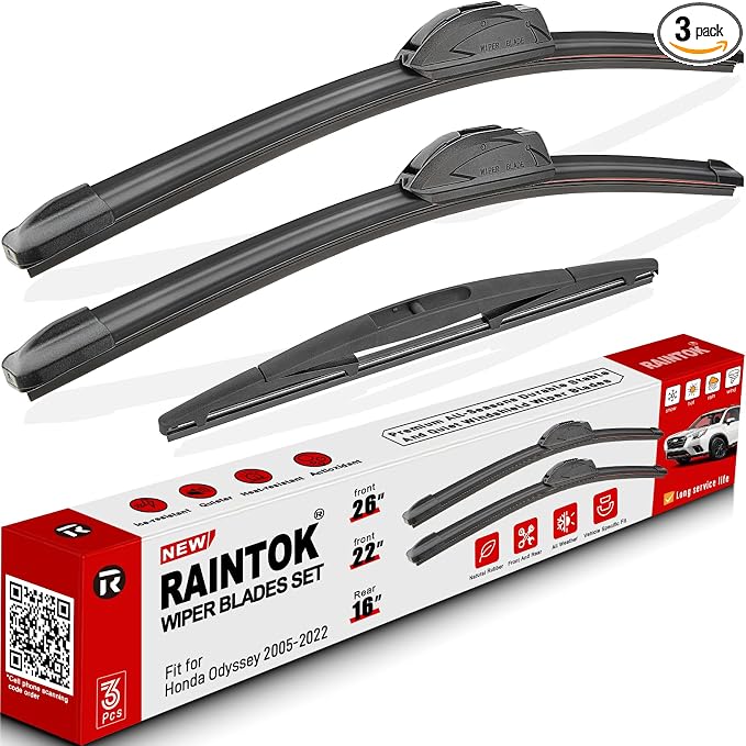 Windshield Wiper Blade Set Replacement by RAINTOK
