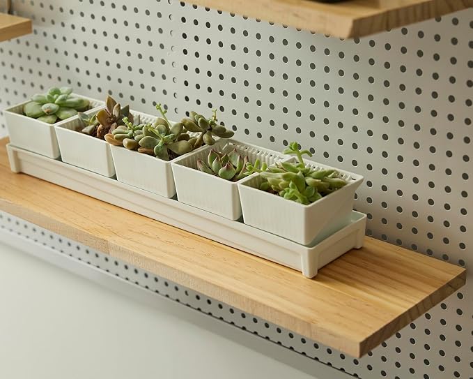 SEVENY 1 Pack Pine Wooden Pegboard Shelf Wall Organizer, Shelves - Image 6
