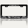 I'm Not Lost I'm Exploring License Plate Frame Adventure Forest License Plate by RTINRAN