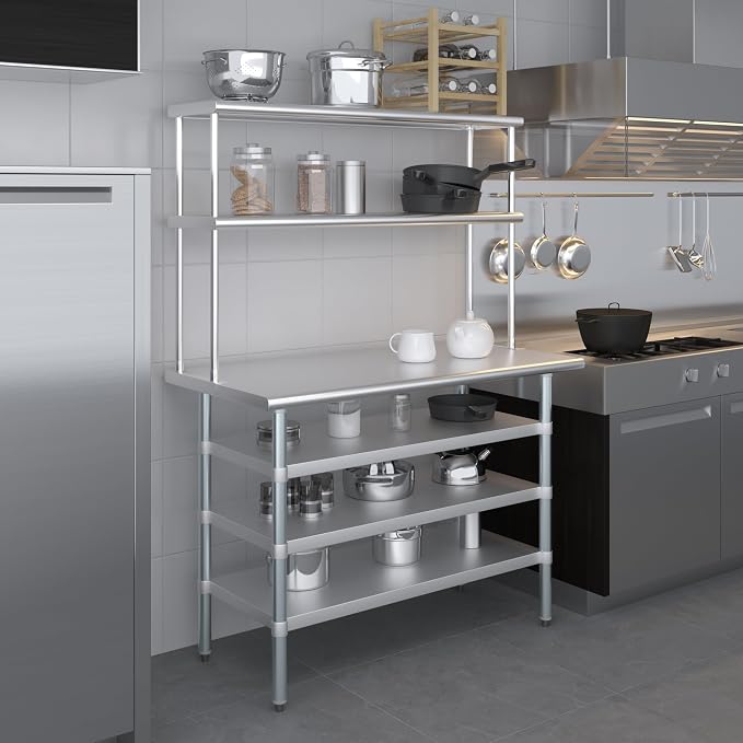 Amgood (24" x 48" Stainless Steel Work Table - Image 6