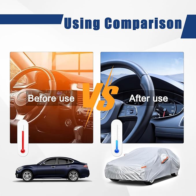 Kayme 6 Layers Car Cover Custom Fit - Image 6