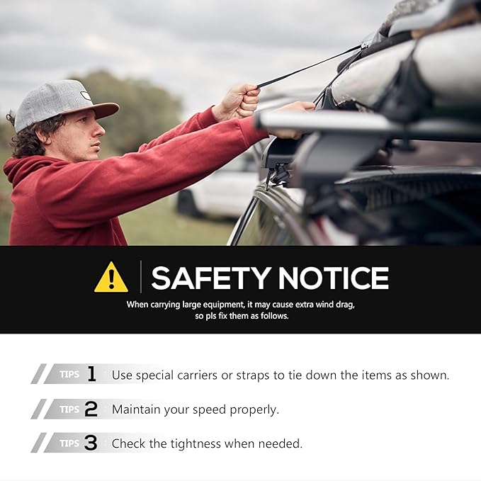 Roof Rack Cargo Basket with 4PCS LED Light Bar Compatible - Image 6