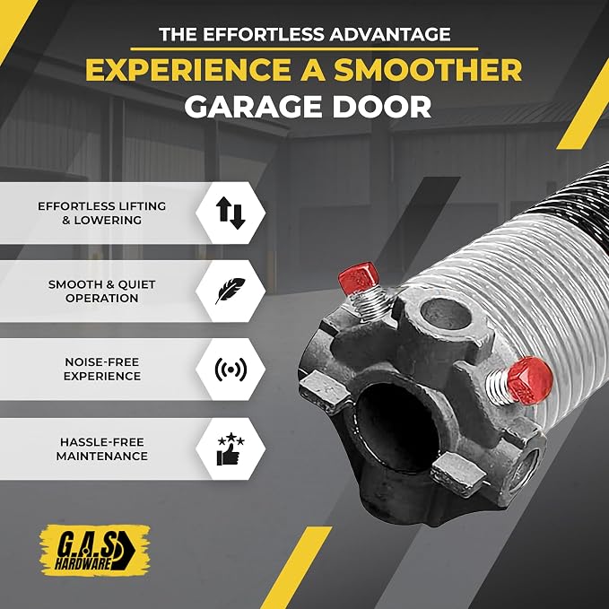 Garage Door Torsion Spring 218x1.75x24 Includes 1” Steel Bearing, and Winding - Image 5