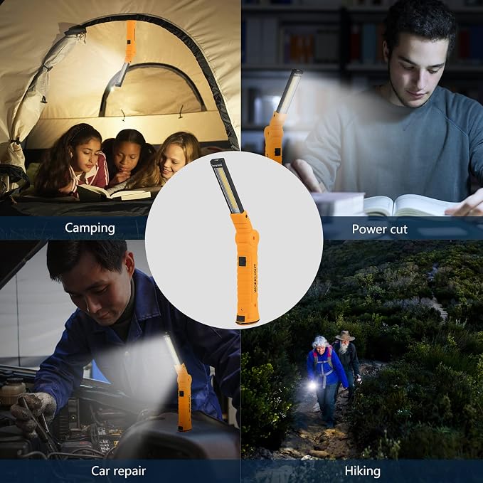 4 Pack Rechargeable LED Work Lights - Image 8