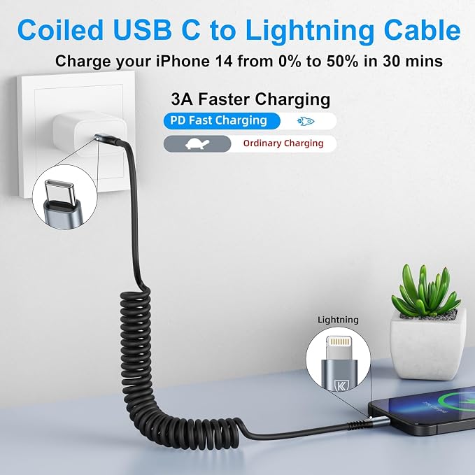 USB C to Lightning Cable - Image 2
