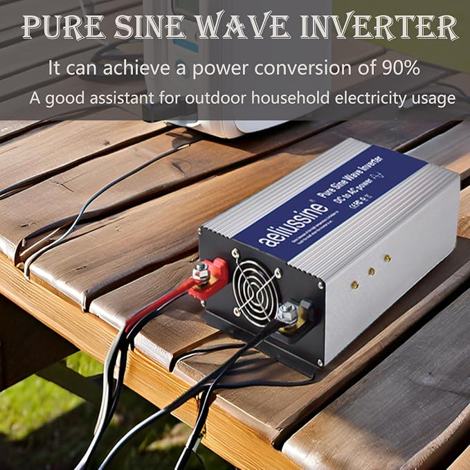 1200W Pure Sine Wave Inverter-36V DC to 110V 120V AC Power Converter - Image 5