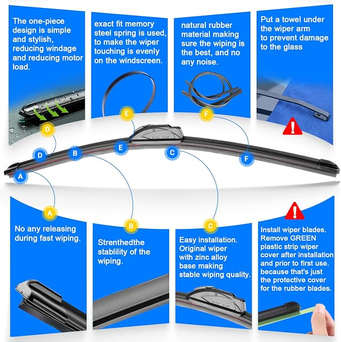 Windshield Wiper Blade Set Replacement - Image 3