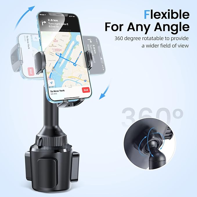 APPS2Car Car Cup Phone Holder Wireless Charger - Image 9