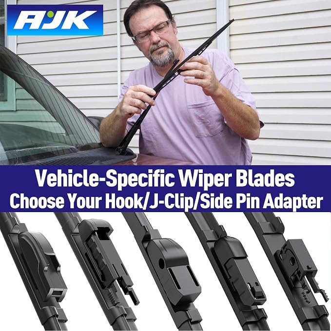 AJK Wiper Blades for Honda HR-V 2016 2017 2018 2019 2020 2021 2022, 2 Piece All - Image 5
