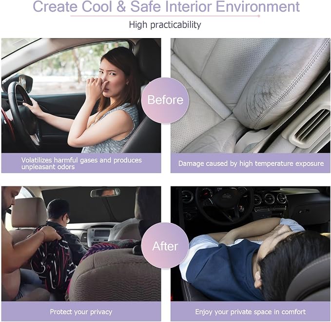 LUWU Hyundai Kona Windshield Sun Shade - Image 4