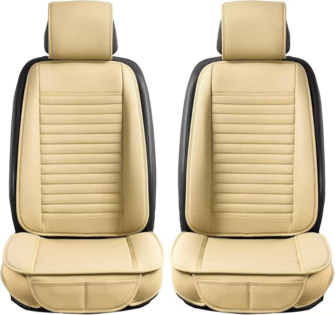 2pc Car Seat Covers, Luxury Car Protectors, Universal Anti-Slip Driver Seat - Image 2