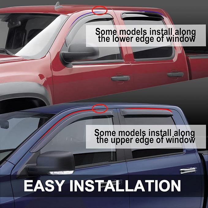 Side Window Deflector Visor fit - Image 3