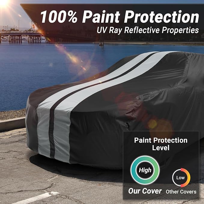 iCarCover Custom Car Cover for Chevy 150, 210 Wagon Waterproof All-Weather Rain - Image 3