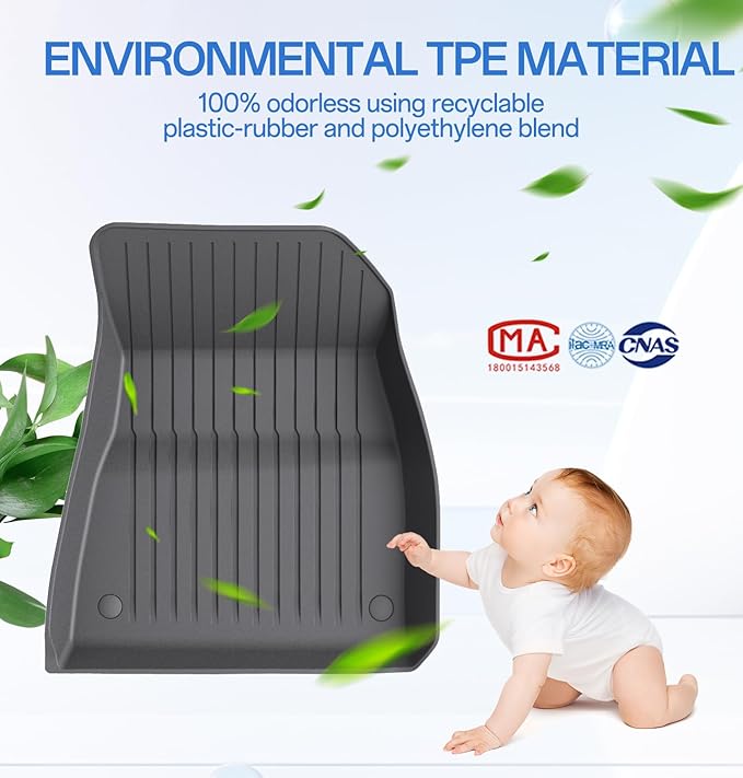 Floor Mats Fits for Tesla Model 3 2023-2018 - Image 6