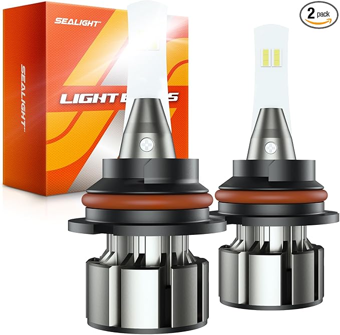 SEALIGHT 9004/HB1 Fog Bulbs, 36000LM 800% Super Brighter 9004 Bulb, 1:1 Size by SEALIGHT