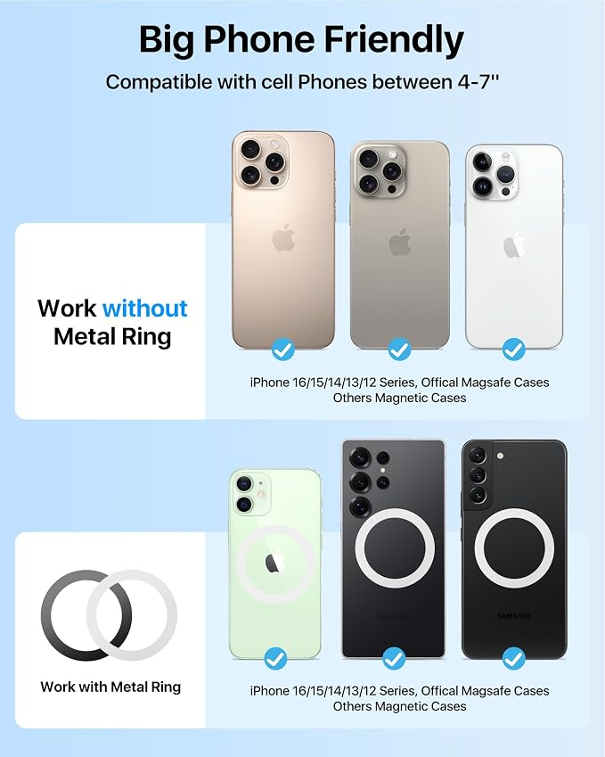 【True Military-Grade】andobil 3 in1 Magnetic Phone Holder - Image 7