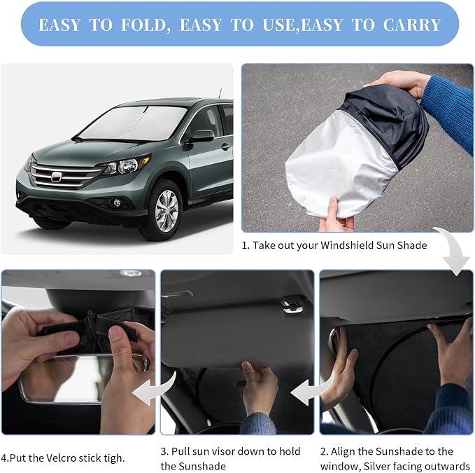 for Toyota RAV4 Sun Shade Sunshade Windshield Cover - Image 6