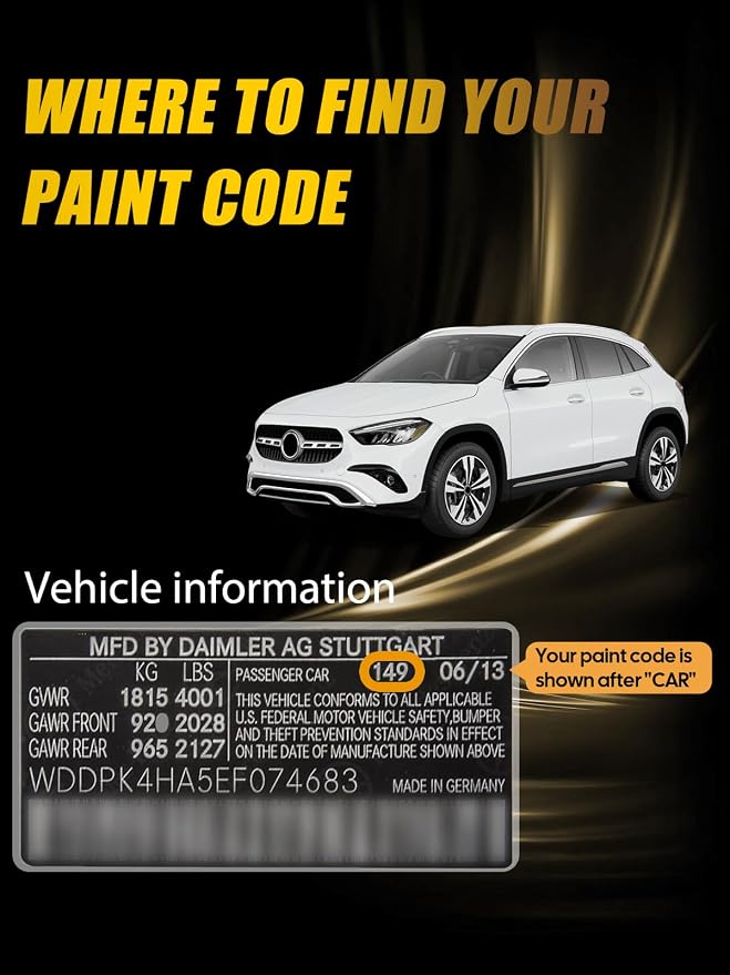 Twilight Blue Metallic Touch Up Paint Compatible - Image 2