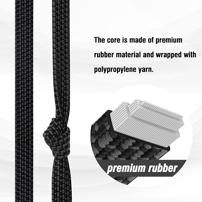 Bungee Cords with Hooks Heavy Duty, Flat Adjustable Bungee Cords with Hooks 40 - Image 5
