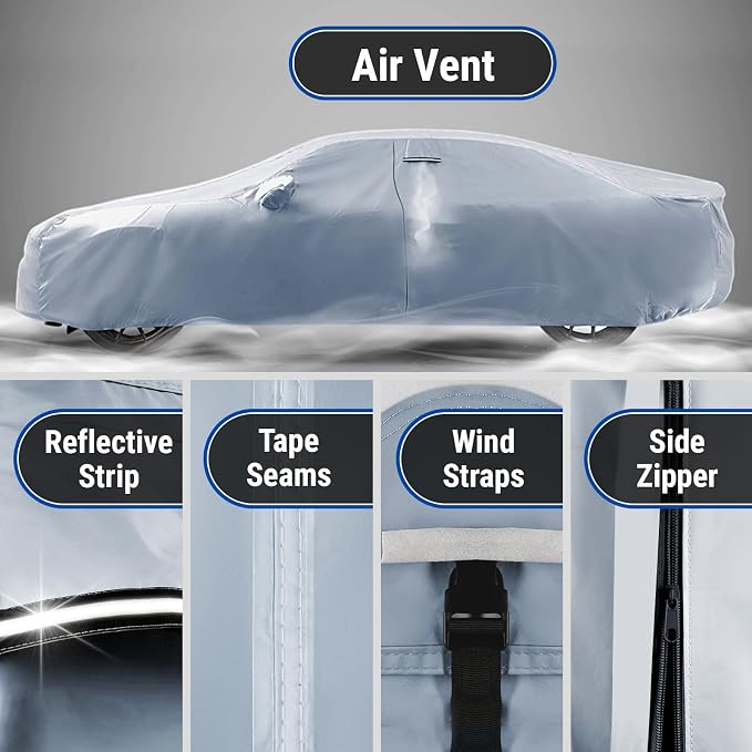 iCarCover Custom Car Cover for 1998-2002 Pontiac Trans AM, Waterproof - Image 4