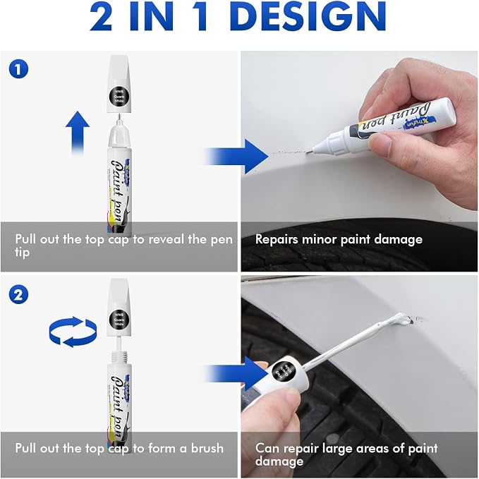 Ceramic White Touch Up Paint Compatible - Image 3